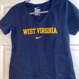 Nike WVU V-neck tshirt